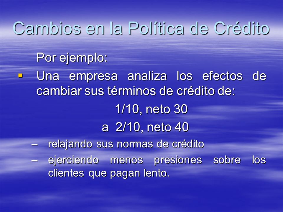 10 Politicas De Credito Y Cobranza De Una Empresa Creditoglucon